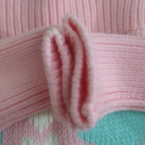 LoveShackFancy Gizela Pink Heart Pullover Sweater - Picture 11 of 12